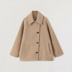 Oversized lange overcoat