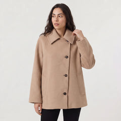 Oversized lange overcoat