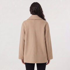 Oversized lange overcoat