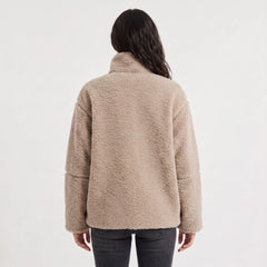 Oversized teddy fleece jas