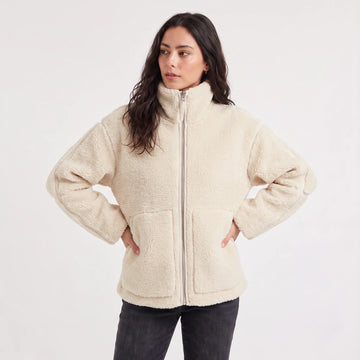Oversized teddy fleece jas