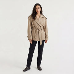 Oversized trenchcoat met ceintuur