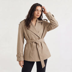 Oversized trenchcoat met ceintuur