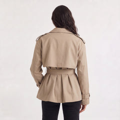 Oversized trenchcoat met ceintuur