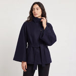 Oversized cape jas
