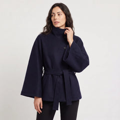 Oversized cape jas