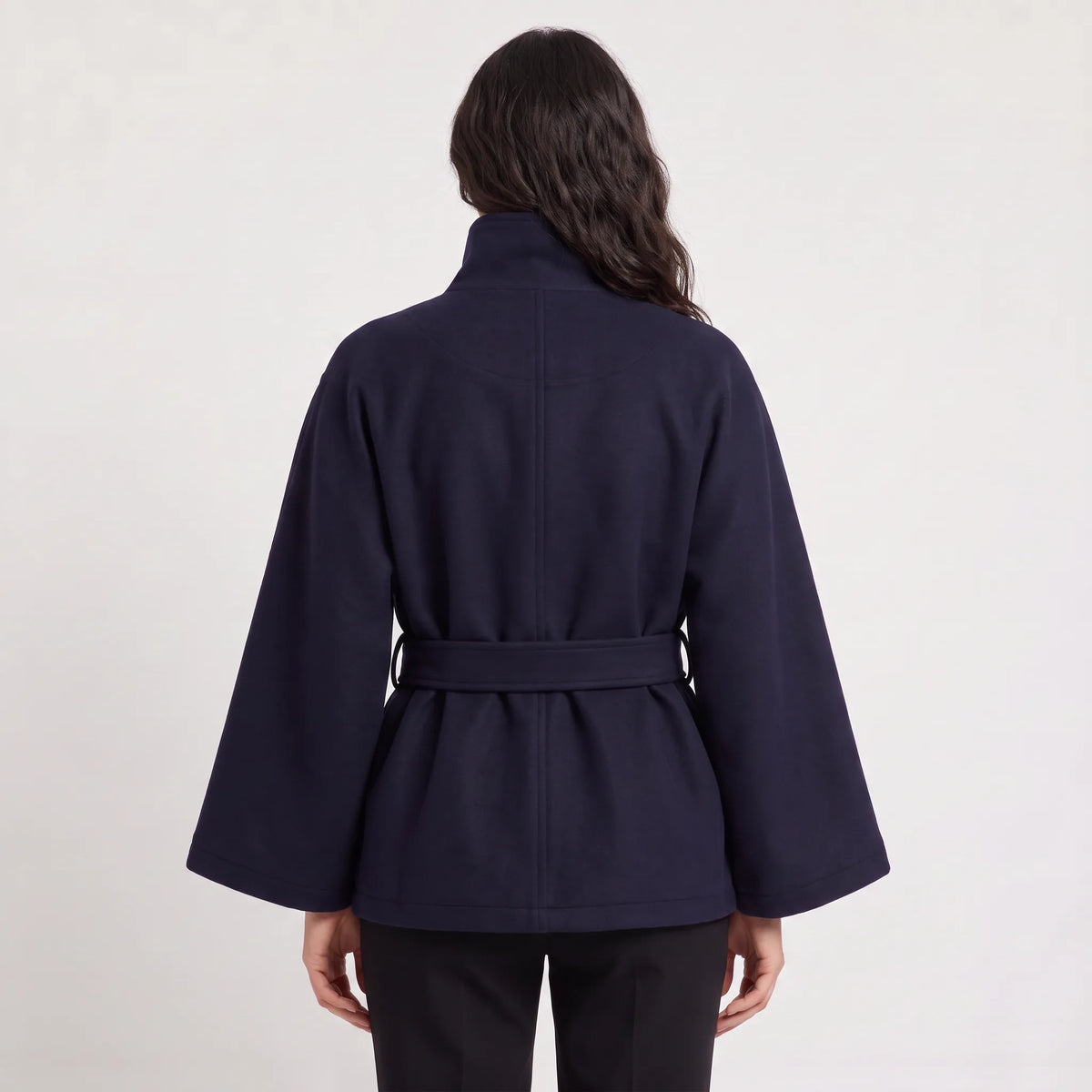 Oversized cape jas