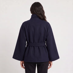 Oversized cape jas