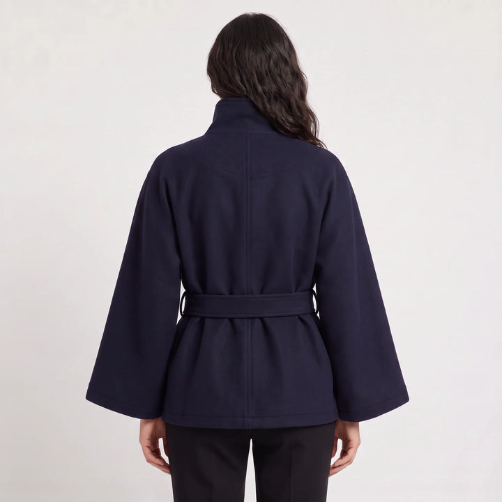 Oversized cape jas