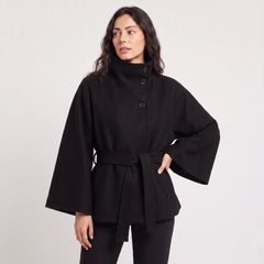 Oversized cape jas