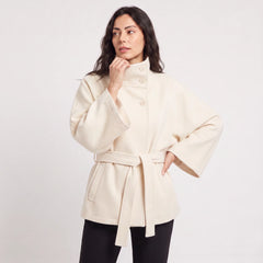 Oversized cape jas