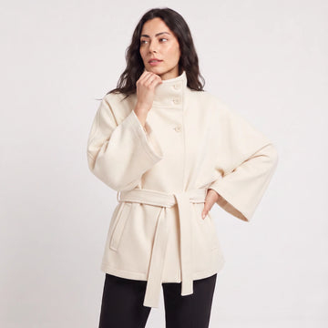 Oversized cape jas