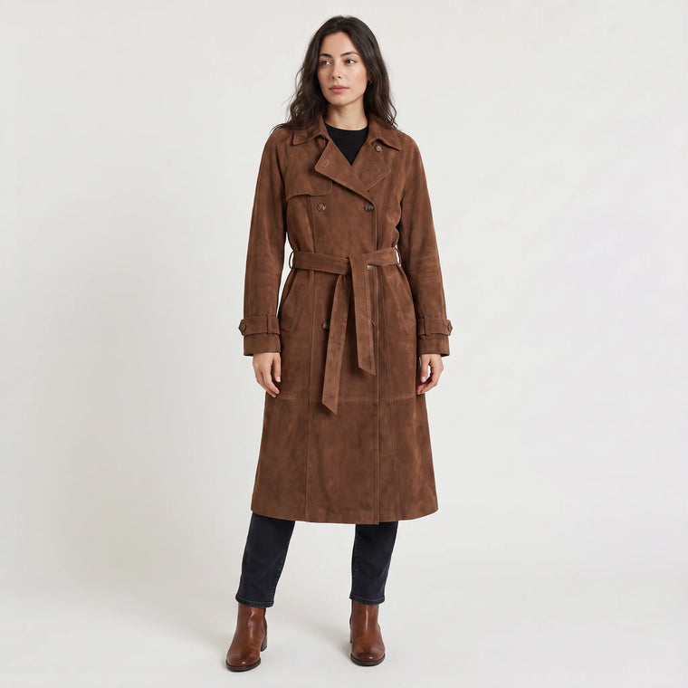 Trench coat met ceintuur