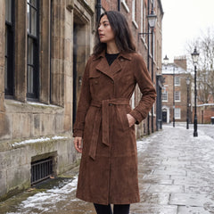 Trench coat met ceintuur