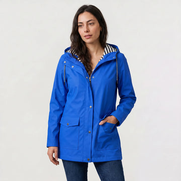 Hooded coat met capuchon