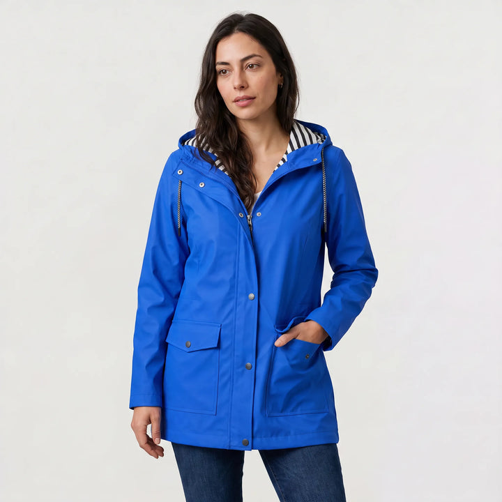 Hooded coat met capuchon