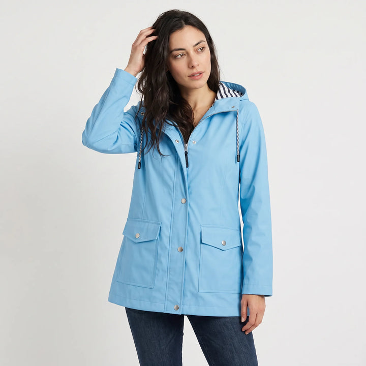 Hooded coat met capuchon