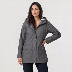 Hooded coat met capuchon