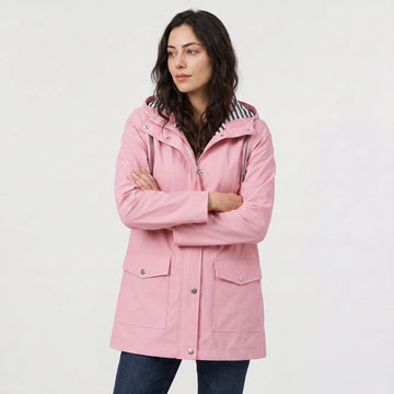 Hooded coat met capuchon