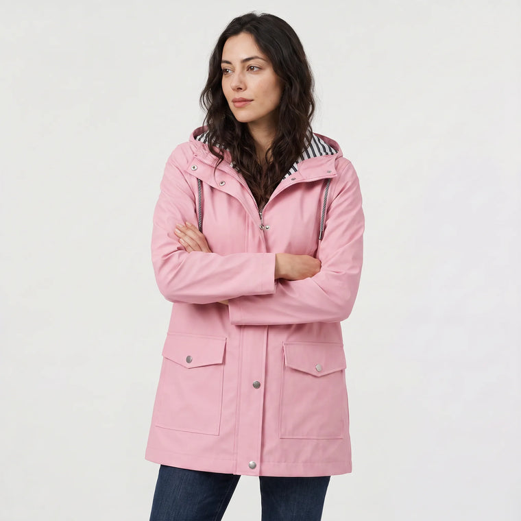Hooded coat met capuchon