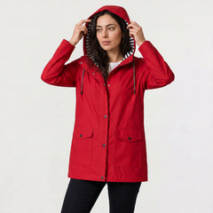 Hooded coat met capuchon