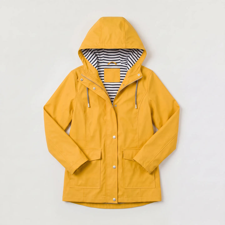 Hooded coat met capuchon