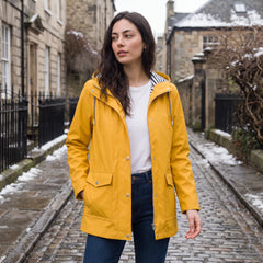 Hooded coat met capuchon