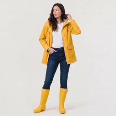 Hooded coat met capuchon