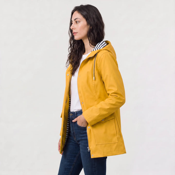 Hooded coat met capuchon