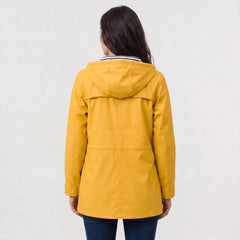 Hooded coat met capuchon