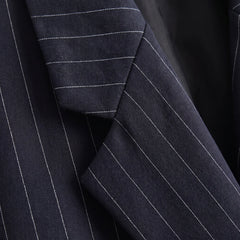 Oversized blazer met pinstripe