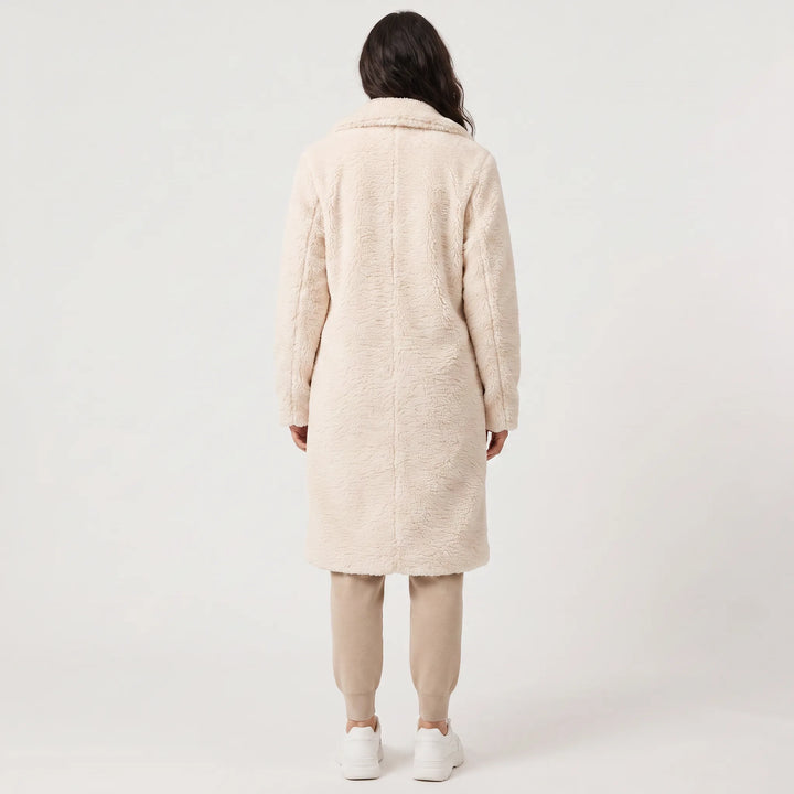 Longline teddy coat