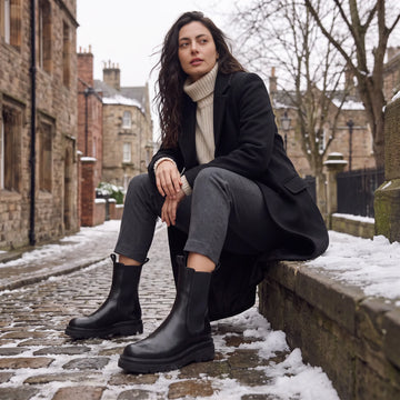 Chelsea boots met chunky platform
