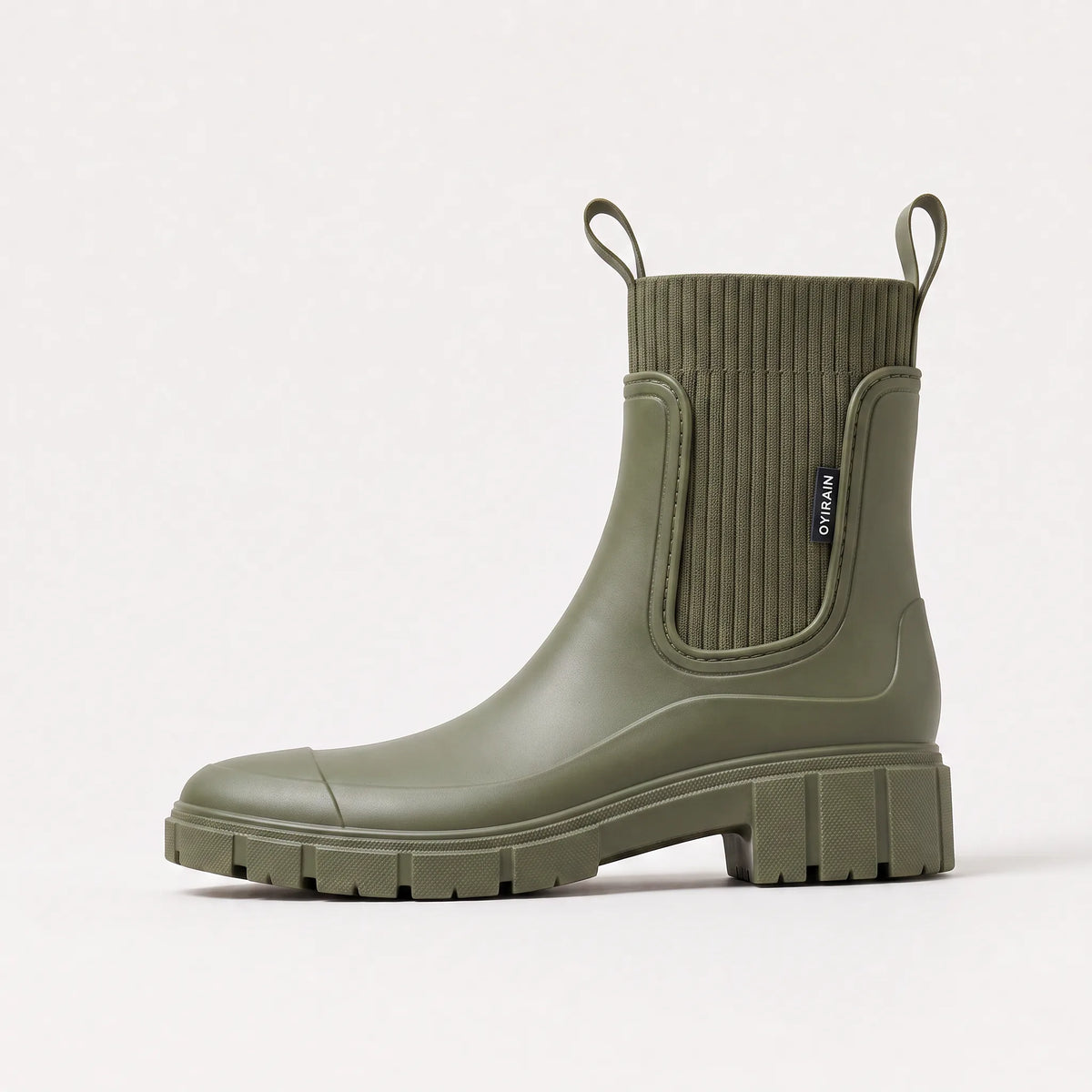 Waterproof chunky Chelsea boots