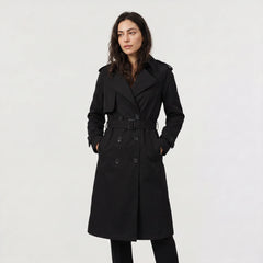 Beige trench coat met ceintuur