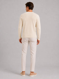 Longsleeve waffle knit shirt