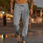 Stijlvolle Casual Linnen Broek voor Heren