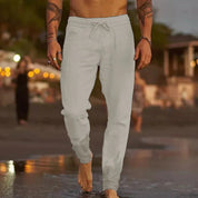 Stijlvolle Casual Linnen Broek voor Heren
