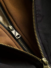 Jas met ruitpatroon en capuchon