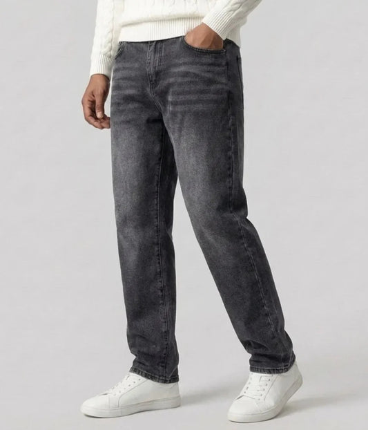 Straight Leg Jeans met Regular Fit