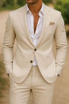Johannes | Stylish linen men's suit
