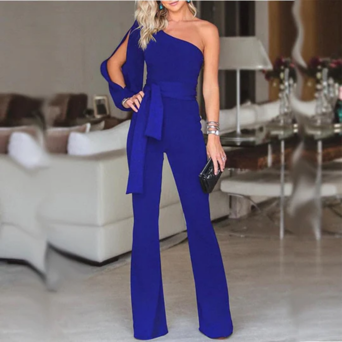 Liv | Stijlvolle dames jumpsuit met blote schouder