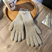 Nina | Warme & stijlvolle gebreide dames handschoenen