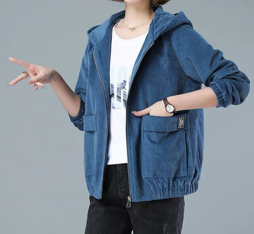 Fleur | Oversized corduroy jas
