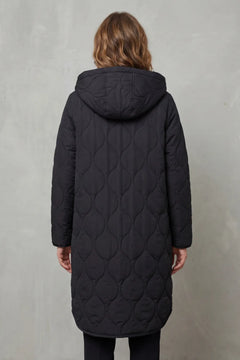 Gewatteerde parka met capuchon