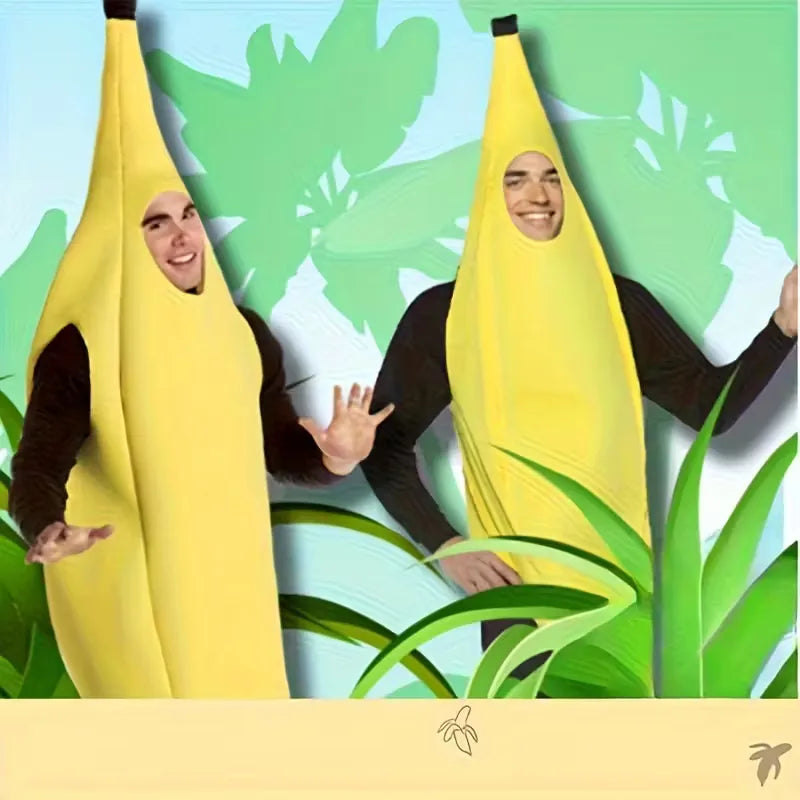 Kostuum volledig lichaam in felgeel polyester