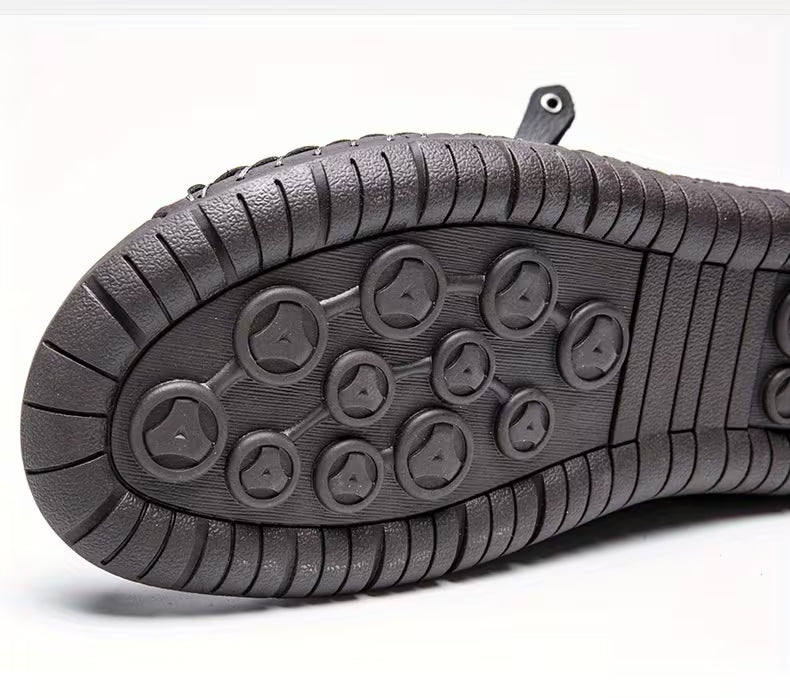 Laarzen met rits en rubberen zool