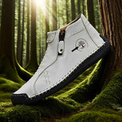 Laarzen met rits en rubberen zool