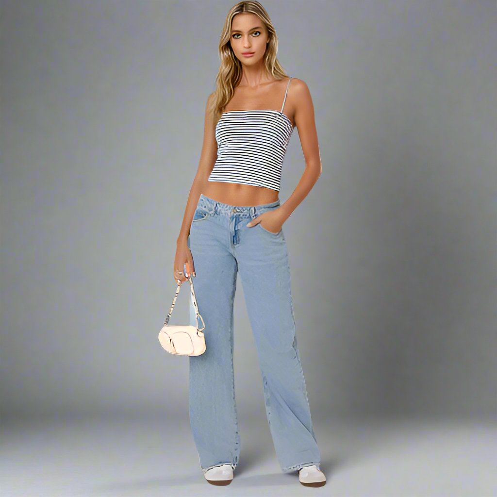 Lara | Trendy & Comfortabele Stretch Denim Low-rise Jeans