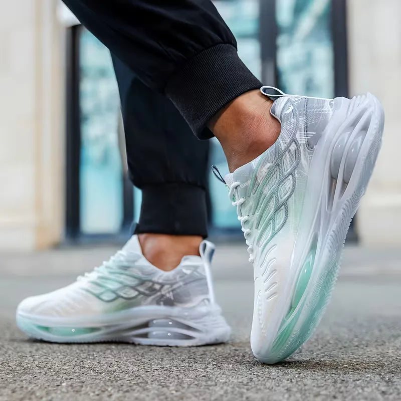 Lichte sneakers met vetersluiting voor outdoor activiteiten